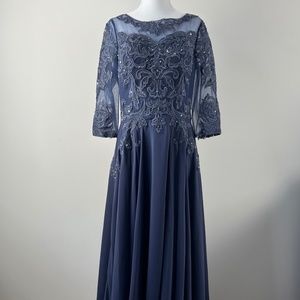 Chiffon Lace Evening Dress